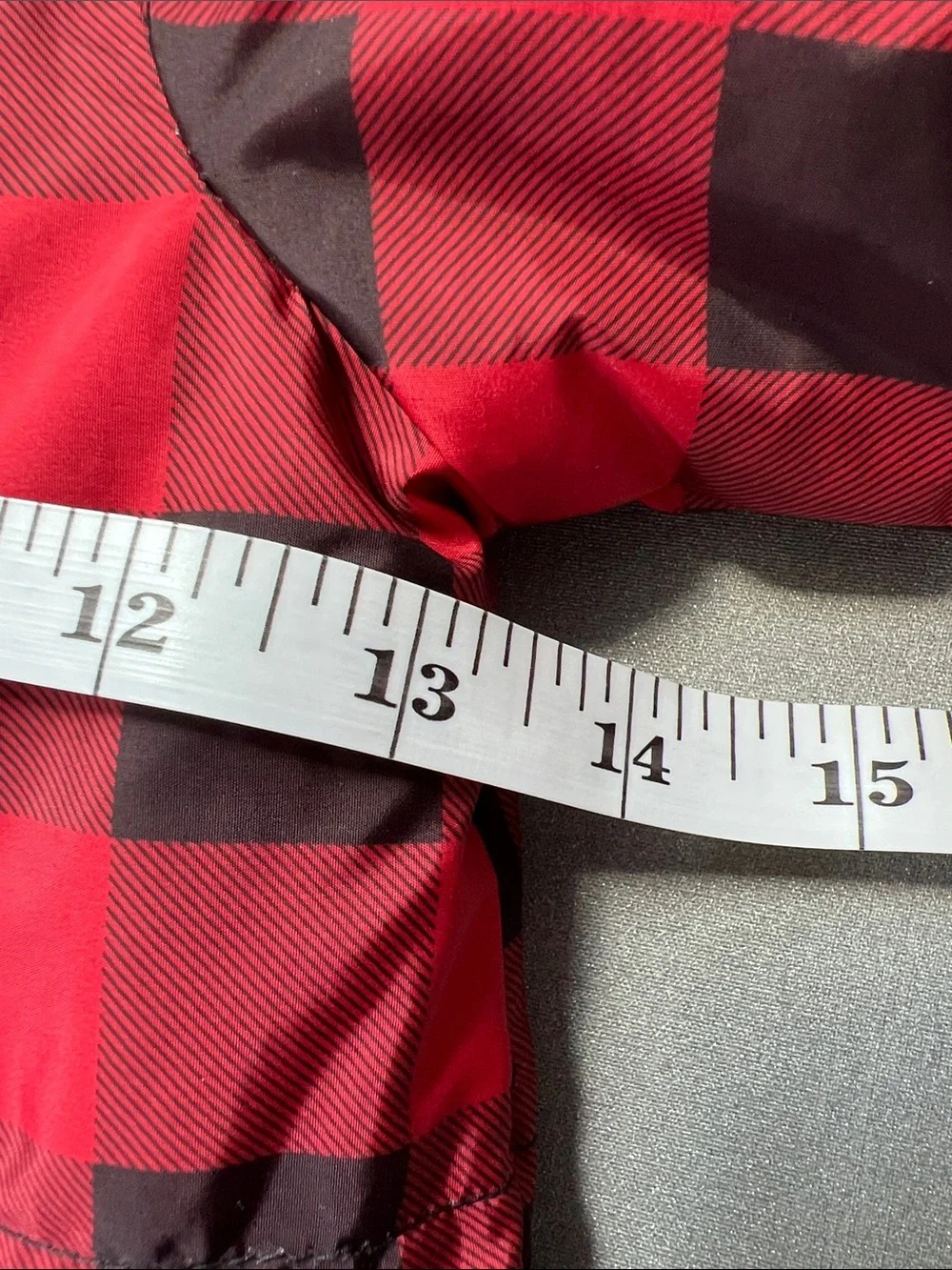 Baby GAP | Red & Black Buffalo Plaid One-Piece Puffer #473862-02 Size 12-18M